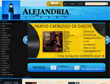 Tablet Screenshot of alejandrialibros.cl